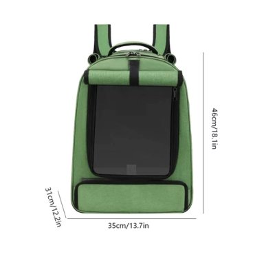 MOCHILA TRANSPORTADORA PERROS GATOS BOLSO MALLA RIQUI S XL - 3