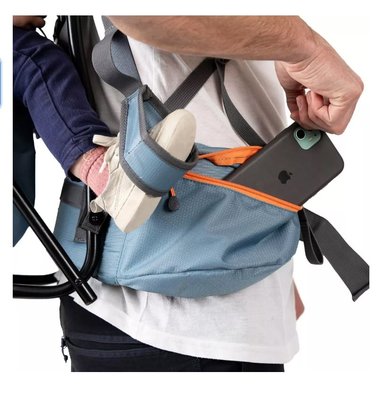 MOCHILA RIQUI PORTABEBÉ + TECHO INCLUIDO TREKKING ATAKAMA OUTDOOR CELESTE - 7