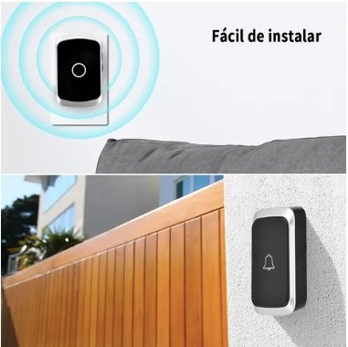 TIMBRE INALÁMBRICO EXTERIOR PORTÁTIL - 4