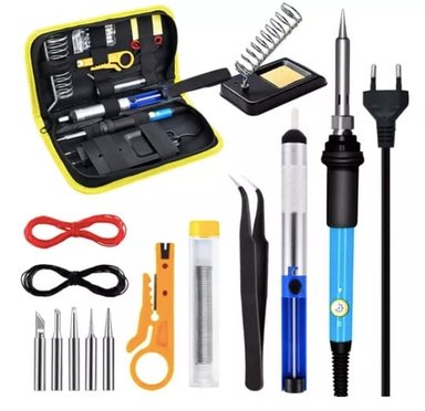 KIT RIQUI ELECTRICO CAUTÍN 220V 60W REGULABLE 5 PUNTAS 15 PCS - 1