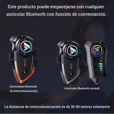 INTERCOMUNICADOR RIQUI CASCO MOTO BLUETOOTH - 6