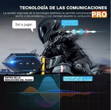AUDÍFONOS PARA CASCO DE MOTOS RIQUI BLUETOOTH IMPERMEABLES - 4