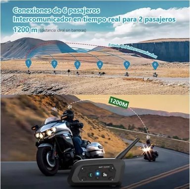 INTERCOMUNICADOR RIQUI V6PRO PARA CASCO DE MOTOCICLETA - 4