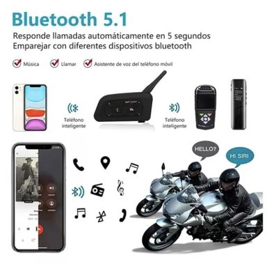 INTERCOMUNICADOR RIQUI V6PRO PARA CASCO DE MOTOCICLETA - 8