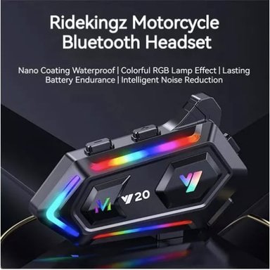 CASCO INTERCOMUNICADOR RIQUI MOTO BLUETOOTH - 2