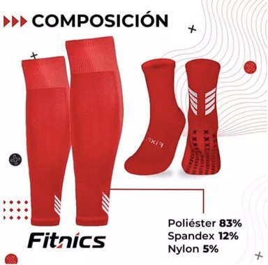 MEDIAS CALCETAS FUTBOL ANTIDESLIZANTE SET 2 - 5