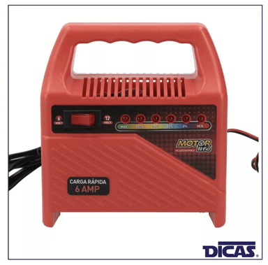 CARGADOR DE BATERIA 12V Y 6V CERTIFICADO MARCA MOTORLIFE - 4