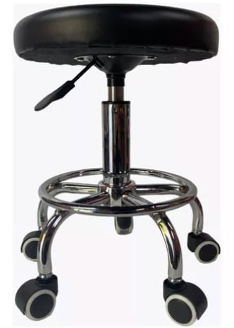 SILLA TABURETE GIRATORIO 5 RUEDAS - 2