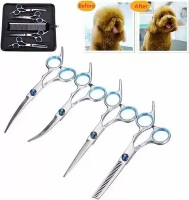 SET TIJERAS PERROS RIQUI PELUQUERÍA CANINA - 3
