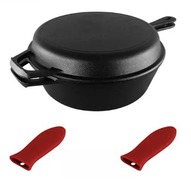SARTENES HIERRO FUNDIDO + 2 GRIP - 1