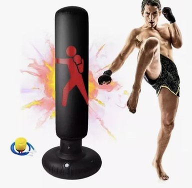 SACO DE BOXEO DE PIE INFLABLE 160CM - 1