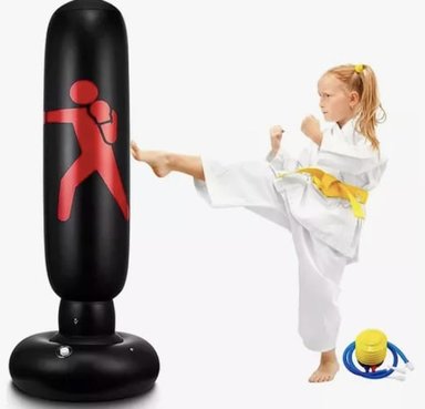 SACO DE BOXEO DE PIE INFLABLE 160CM - 2