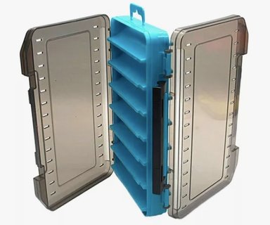 CAJA PORTA SEÑUELOS PESCA 14 COMPARTIMIENTOS - 1