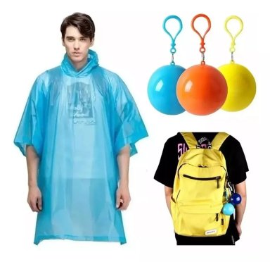 PONCHO CAPA IMPERMEABLE - 1