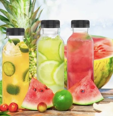 12 BOTELLA PLASTICAS TRANSPARENTES - 4