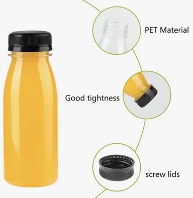 12 BOTELLA PLASTICAS TRANSPARENTES - 5