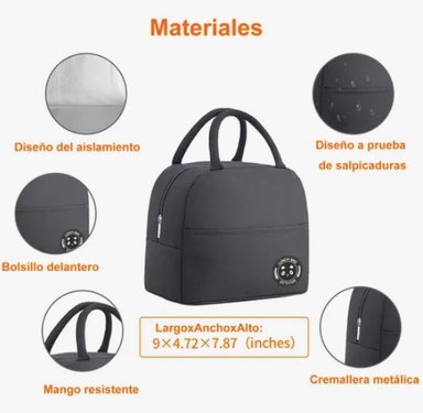 BOLSO LONCHERA TE RMICA SET PORTATIL - 6