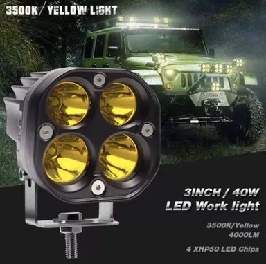 X2 FOCO NEBLINERO LED 3 PULGADAS FAENERO 40WATT - 4