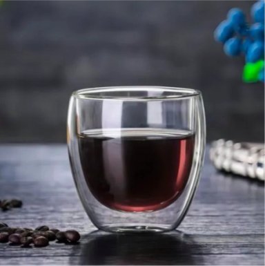 JUEGO 6 TAZAS CAFE  VIDRIO TERMICO - 3