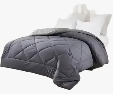 PLUMON EDREDON NORDICO DE SEDA 1.5P GRIS - 1