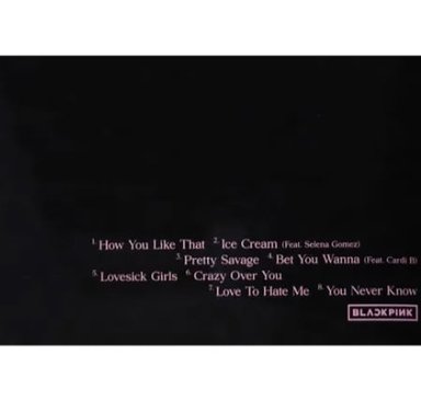 LACKPINK THE ALBUM CD - 3