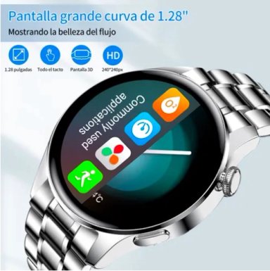 SMARTWATCH HOMBRE RELOJ INTELIGENTE ACERO INOXIDABLE - 6