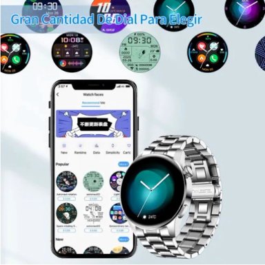 SMARTWATCH HOMBRE RELOJ INTELIGENTE ACERO INOXIDABLE - 7