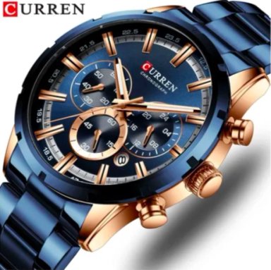 RELOJ HOMBRE CURREN ELEGANTE CUARZO - 1