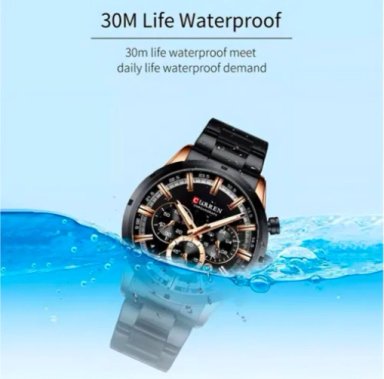 RELOJ HOMBRE CURREN ELEGANTE CUARZO - 6
