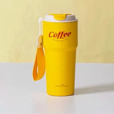TERMO PARA CAFE MUG AMARILLO - 3