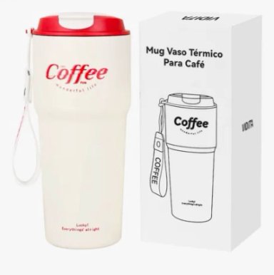 TERMO PARA CAFE MUG BLANCO - 1