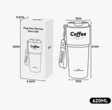 TERMO PARA CAFE MUG BLANCO - 5