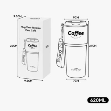 TERMO PARA CAFE MUG VERDE - 4