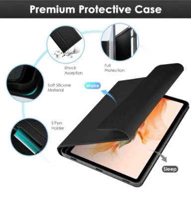 FUNDA PARA SAMSUNG GALAXY TAB S9 FE 10.9 + TECLADO ESPAÑOL - 5
