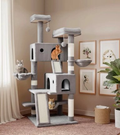 RASCADOR TIPO ARBOL PARA GATOS 164 CM - 2