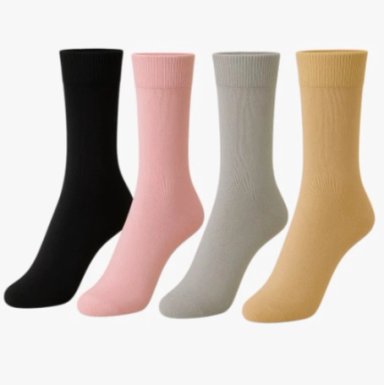 12 PARES CALCETIN LARGO DIABE TICO MUJER - 1