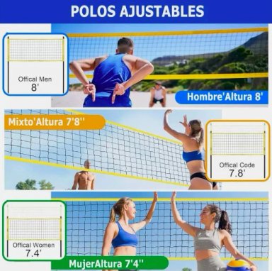 MALLA VOLEY SET DE RED VOLEIBOL - 5