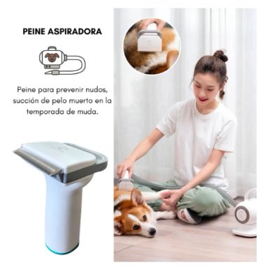 ASPIRADORA CORTA PELO PROFESIONAL PARA MASCOTA - 5