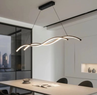 LAMPARA COLGANTE CURVA NORDICA - 1