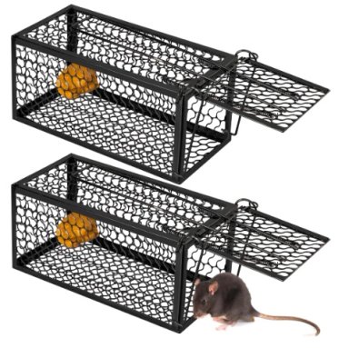 PAQUETE 2 TRAMPAS PARA RATAS HUMANITARIAS - 1