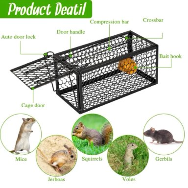 PAQUETE 2 TRAMPAS PARA RATAS HUMANITARIAS - 2