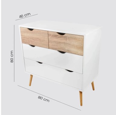 COMODA CAJONERA NORDICA - 3