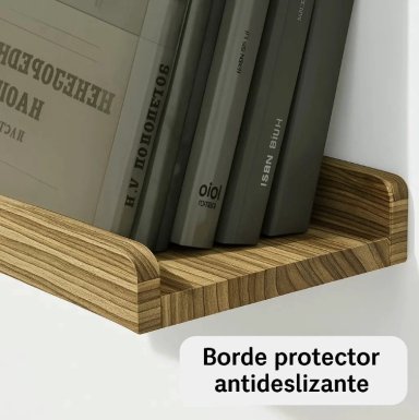 REPISAS FLOTANTES DE MADERA - 3