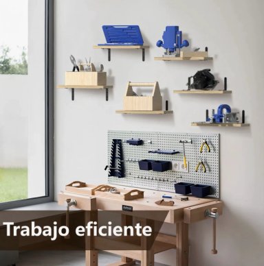 ESTANTES FLOTANTES DE MADERA - 7