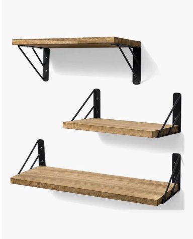 REPISAS FLOTANTES MADERA - 2