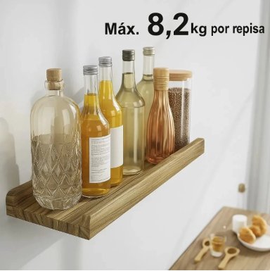 REPISAS FLOTANTES PARA NIÑOS DE MADERA - 3