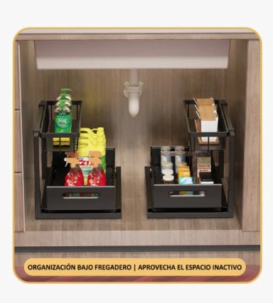 ORGANIZADOR DESLIZANTE AJUSTABLE 2 NIVELES - 3