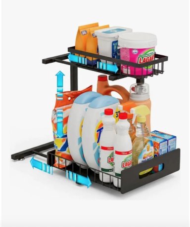 ORGANIZADOR DESLIZANTE AJUSTABLE 2 NIVELES - 5