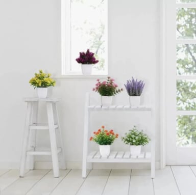 6PZS PLANTAS FLORES ARTIFICIALES - 4
