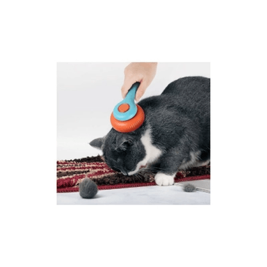 CEPILLO PARA GATOS O PERROS CON EXPULSADOR DE PELOS - 1